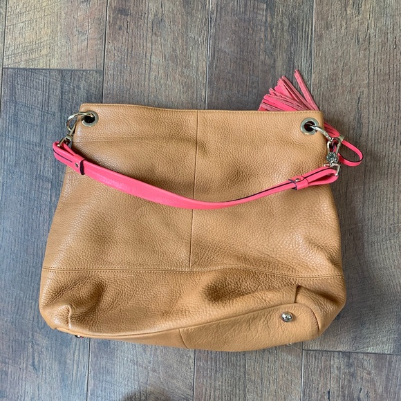 Isaac Mizrahi leather hobo purse - Picture 3 of 3